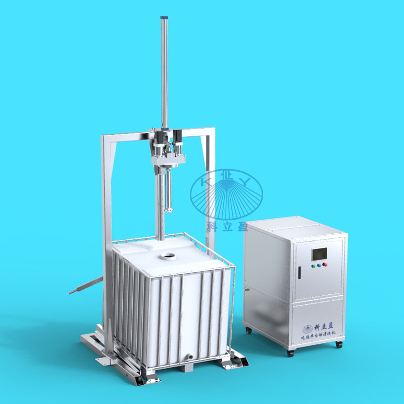 Semi-automatic IBC Totes Washer, High Pressure IBC Tank Cleaner