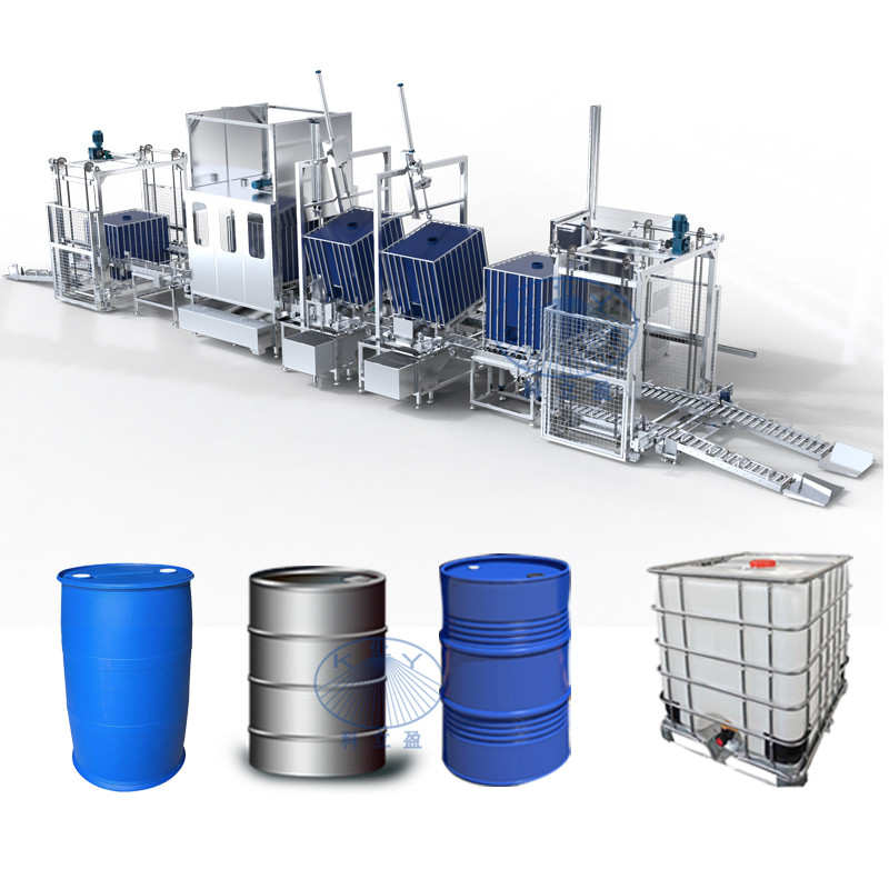 Fully Automatic IBC Reconditioning, IBC Toto Washer Tunnel